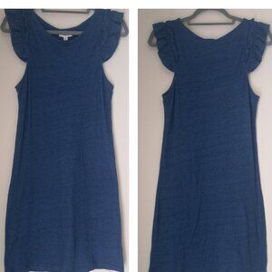 a loves a  Blue Color Ruffle Sleeve Women's Dress Size XS NWT